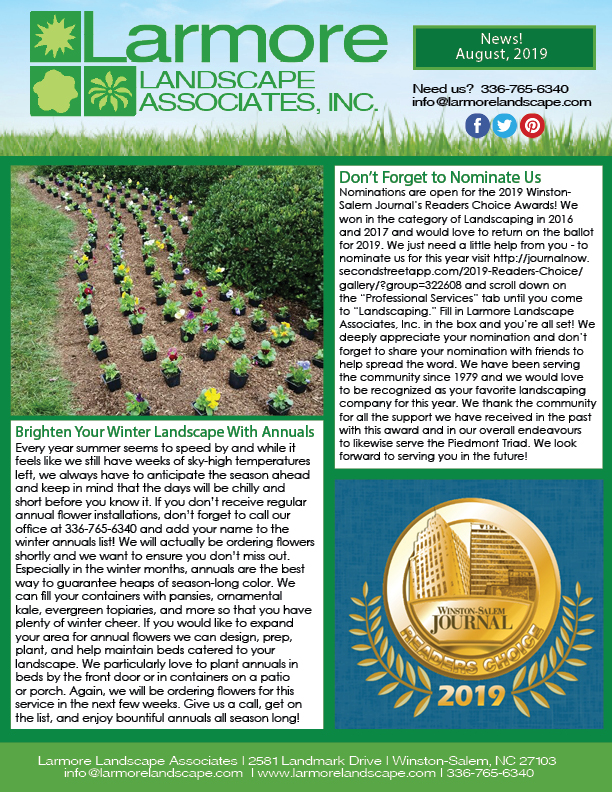August Printed Newsletter 2019 1